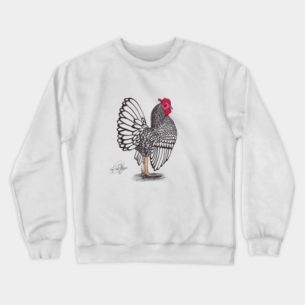 Chicken Crewneck Sweatshirt by BeritValk